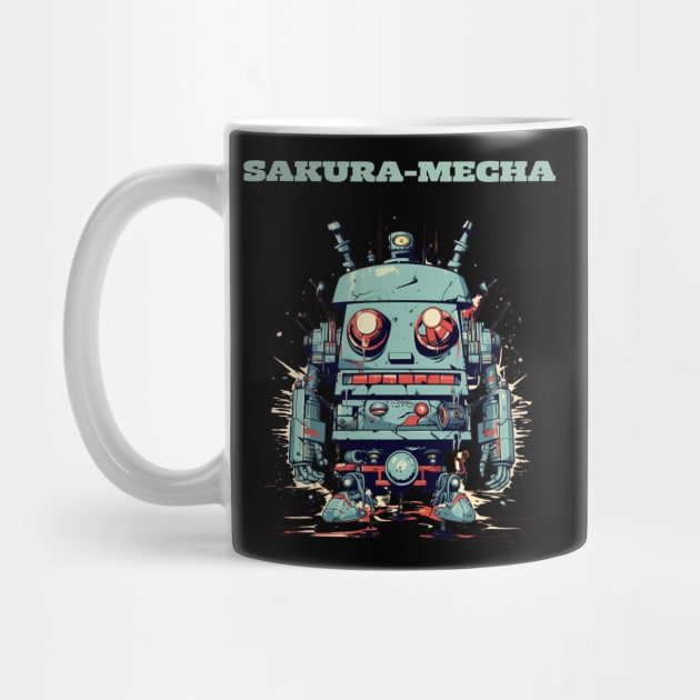 Futuristic Funny Robots Sakura-Mecha by FrogandFog